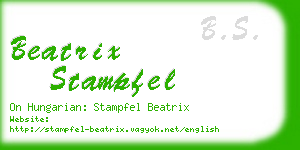beatrix stampfel business card